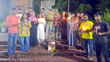‎জুলাই শহীদ দিবস উপলক্ষে কুবিতে ’চিত্তনামা’র মোমবাতি প্রজ্জ্বলন