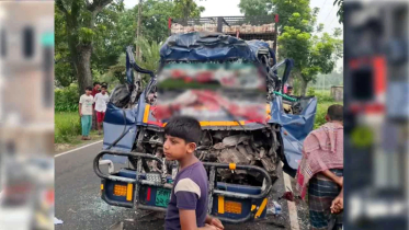 দাঁড়িয়ে থাকা ট্রাকে পিকআপের ধাক্কা, নিহত ৪