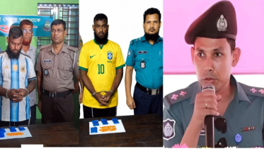 মাদক কারবারিকে এআই দিয়ে ব্রাজিলের জার্সি পরানো সেই এসআইকে শোকজ