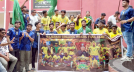 রাজশাহী কলেজে ব্রাজিল সমর্থকদের বর্ণাঢ্য শোভাযাত্রা রাজশাহী কলেজে ব্রাজিল সমর্থকদের বর্ণাঢ্য শোভাযাত্রা