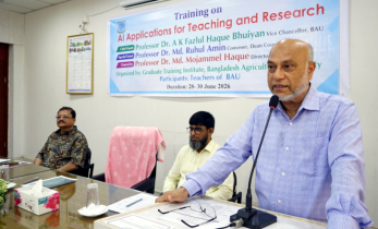 শিক্ষকদের দক্ষতা বাড়াতে বাকৃবিতে এআই কর্মশালা