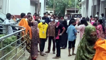 গাজীপুরে পোশাক কারখানায় পানি পান করে অসুস্থ শতাধিক শ্রমিক
