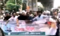 এবার কাফনের কাপড় বেঁধে চট্টগ্রামে নিষিদ্ধ যুবলীগের মিছিল