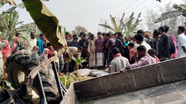 ফুলবাড়ীতে সড়ক দুর্ঘটনায় একজন নিহত