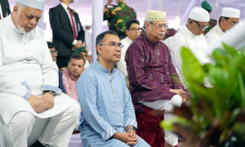 একসঙ্গে ঈদুল ফিতরের নামাজ আদায় করেছেন রাষ্ট্রপতি ও প্রধানমন্ত্রী