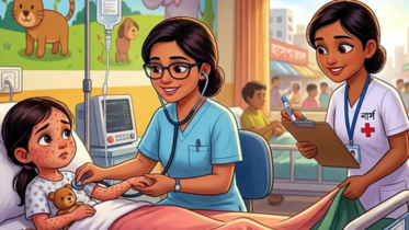 হাম ও উপসর্গে আরও ১০ শিশুর মৃত্যু
