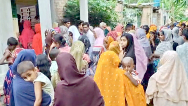 বিরামপুরে ডোবার পানিতে পড়ে দুই শিশুর মৃত্যু বিরামপুরে ডোবার পানিতে পড়ে দুই শিশুর মৃত্যু