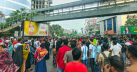 মিরপুরে পোশাক শ্রমিকদের সড়ক অবরোধ, তীব্র যানজট মিরপুরে পোশাক শ্রমিকদের সড়ক অবরোধ, তীব্র যানজট