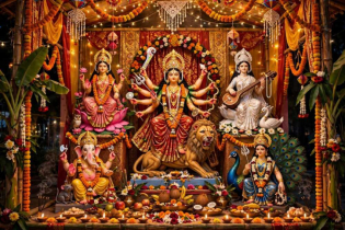 বাঘারপাড়ায় উৎসবের আমেজে শুরু হলো শারদীয় দুর্গাপূজা বাঘারপাড়ায় উৎসবের আমেজে শুরু হলো শারদীয় দুর্গাপূজা