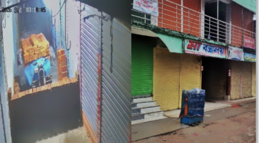 রাতের আঁধারে ইটের দেয়াল, থমকে রয়েছে ২০ দোকানের জীবিকা