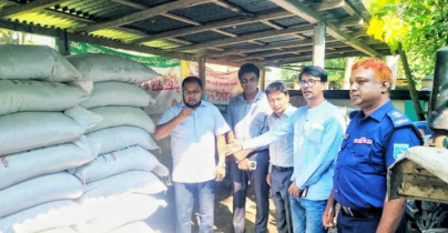 বোদায় ১২০ বস্তা ড্যাপ সার জব্দ, ডিলারকে ৩০ হাজার টাকা জরিমানা