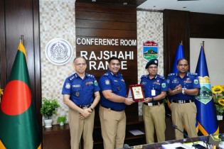 রাজশাহী রেঞ্জের মাসিক অপরাধ পর্যালোচনা সভা অনুষ্ঠিত