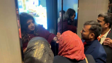শামা ওবায়েদকে হেনস্তার চেষ্টা, ধাক্কা দেওয়া হয় ছেলেকেও